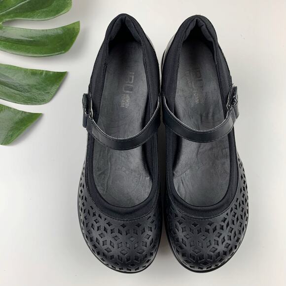 JBU by Jambu Alicante Mary Jane Clogs Black Comfort Shoes Women's 7.5 - Picture 2 of 10